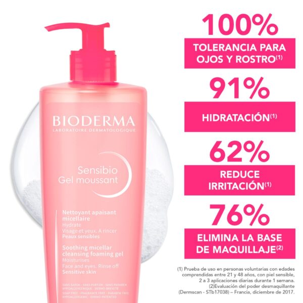 Bioderma Sensibio Gel Moussant 500 Ml - Image 2