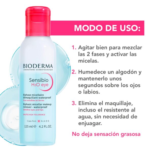 Bioderma Sensibio H2o Eye 125 Ml - Image 3