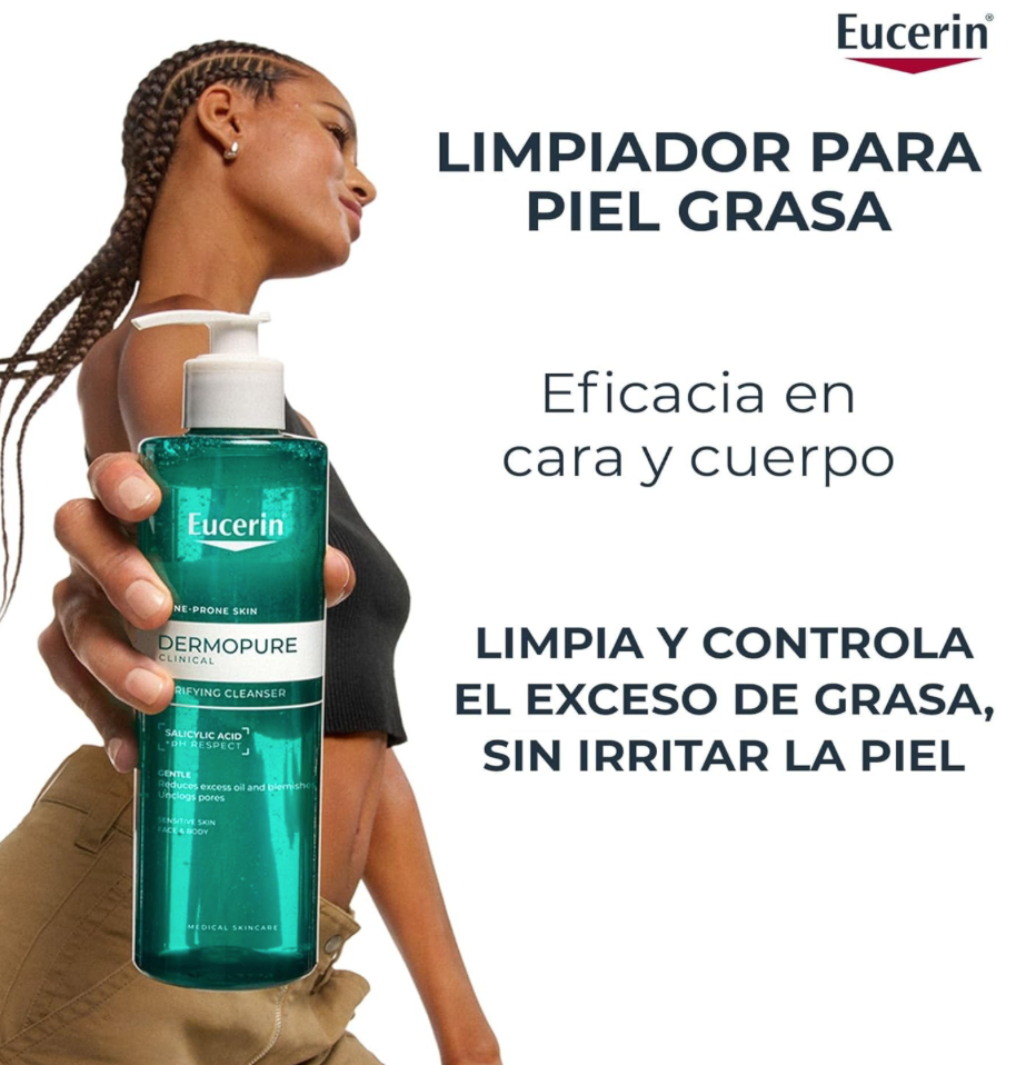 Eucerin Dermopure Gel Limpiador 200Ml - Image 3