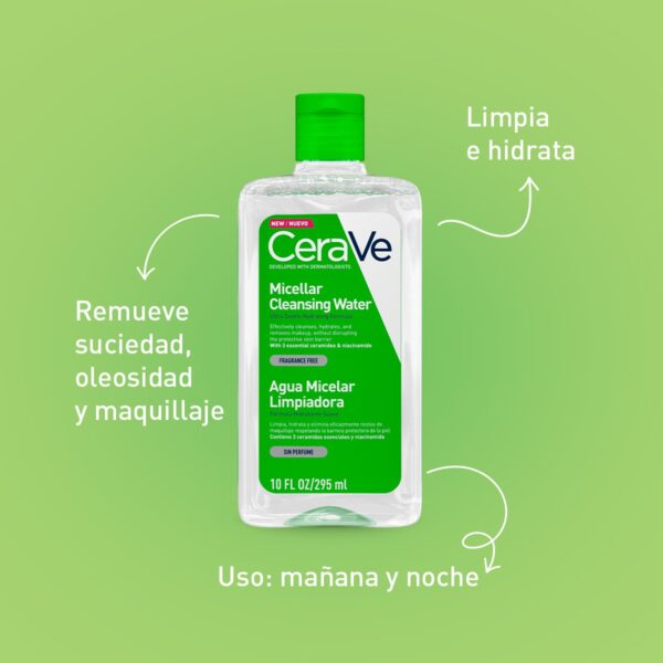 Cerave Agua Micelar Limpiadora 295Ml - Image 2