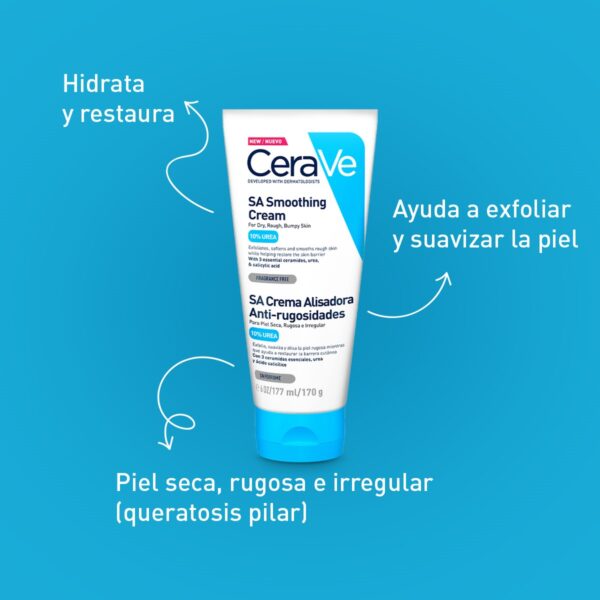 Cerave Crema Alisadora Anti-Rugosidades Smoothing 6Oz/177Ml - Image 2