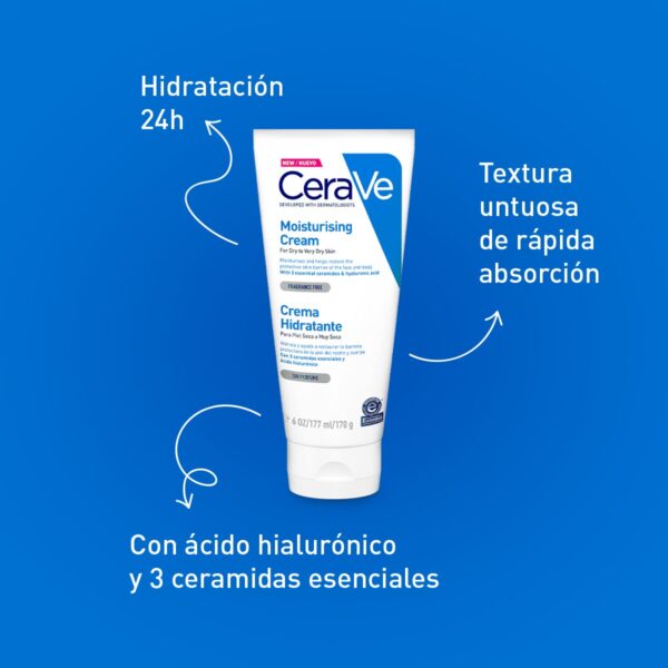 Cerave Crema Hidratante 6Oz / 170G - Image 2