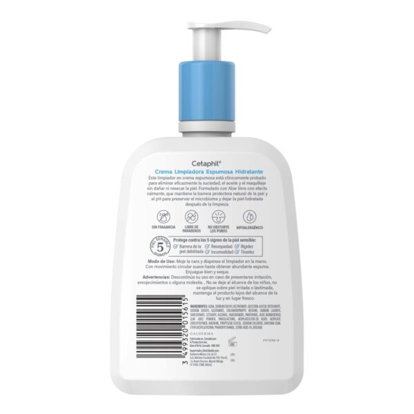 Cetaphil Crema Limp Espumosa Hidratante 473 Ml - Image 3