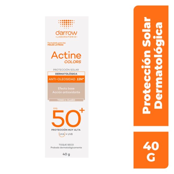 Darrow Actine Colors Fps 50+ Tono 1: Claro 40G