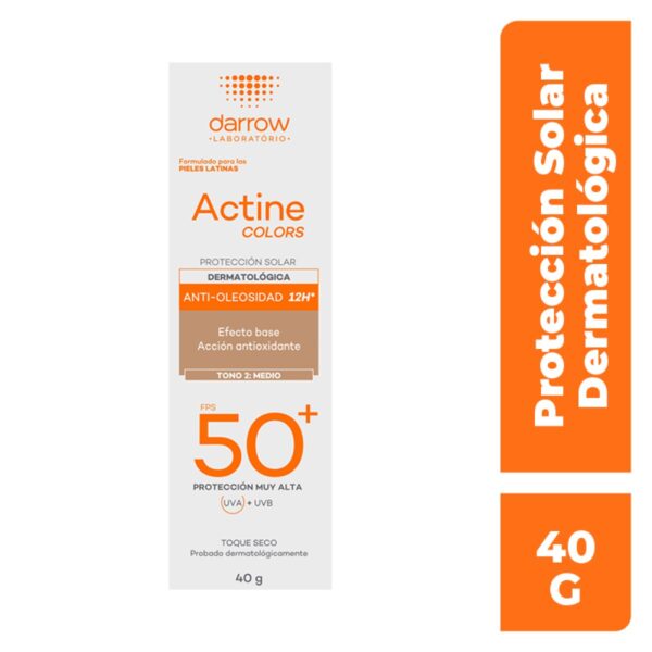 Darrow Actine Colors Fps 50+ Tono 2: Medio 40G