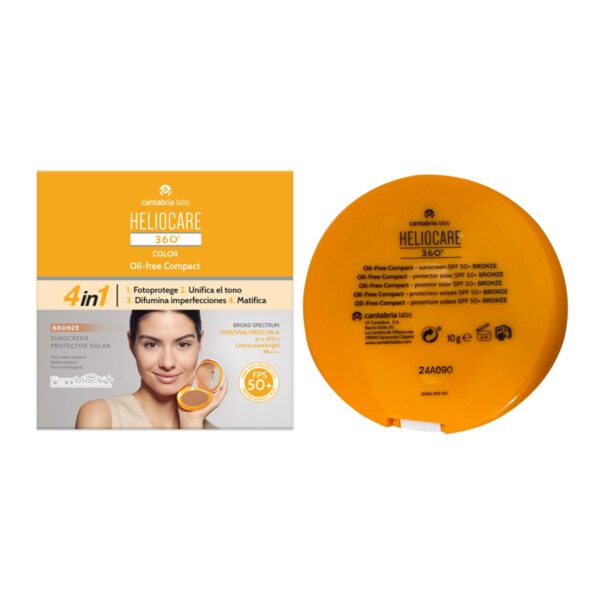 Heliocare 360º Oil-Free Compact Spf 50+ Bronze 10G - Image 2