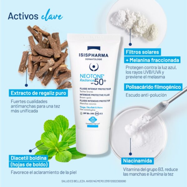 Neotone Radiance Spf50+ Tinte Medio 30 ML - Image 3