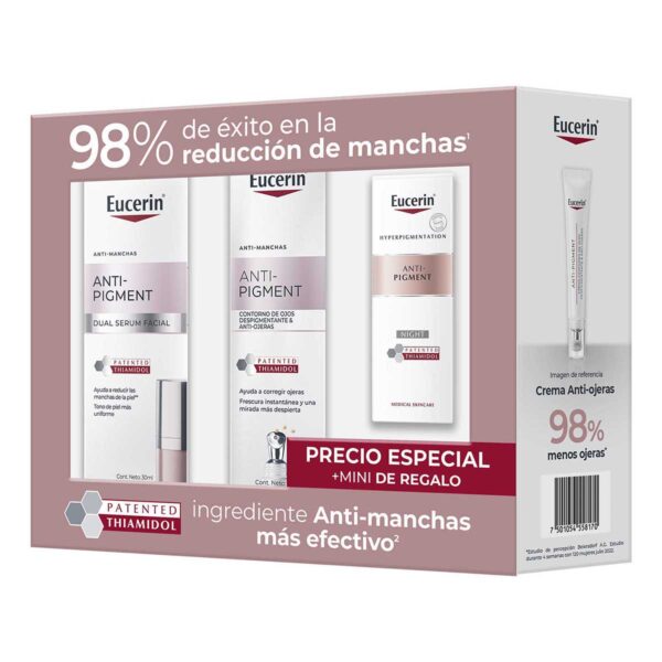 Pack Antipigmento Dual Serum Facial 30Ml + Contorno De Ojos 15Ml + Crema De Noche 20Ml - Image 2