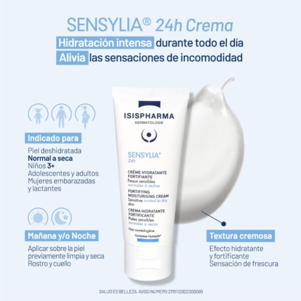 Sensylia 24H Crema Hidratante 40Ml - Image 2