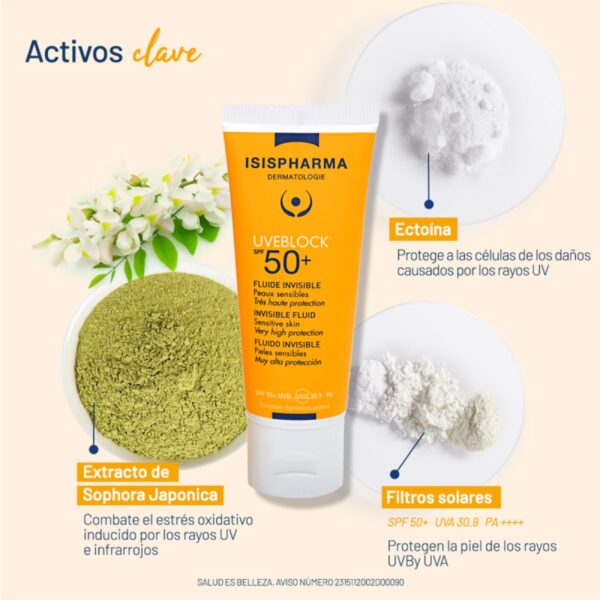 Uveblock Fps 50+ Fluido Con Color 40Ml - Image 3
