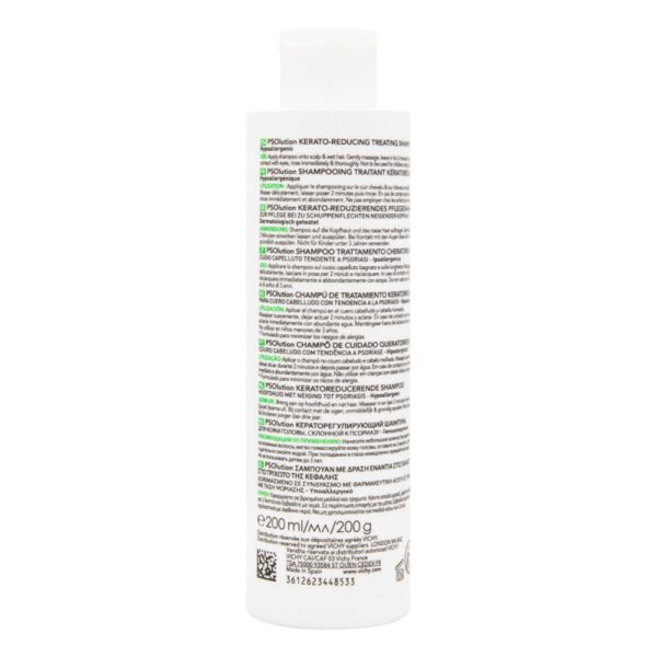 Dercos Psolution Shampoo De Tratamiento Keratorreductor 200 Ml - Image 2