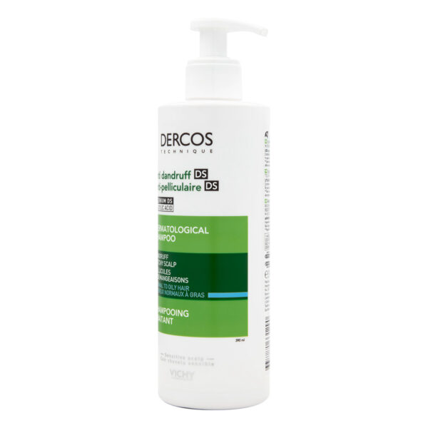 Dercos Shampoo Anticaspa Para Cabello Normal A Graso 390Ml - Image 2