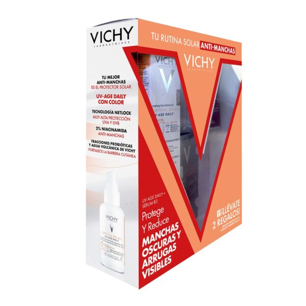Kit Protector Solar Uv Age+ Serum Vitamina C + B3 Serum 5Ml Verano 2025 - Image 3