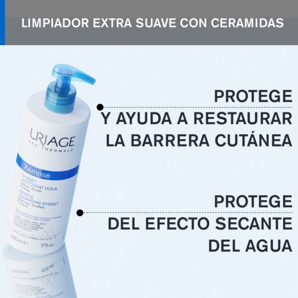 Xemose Syndet Limpiador Suave Para Piel Seca 500Ml - Image 3