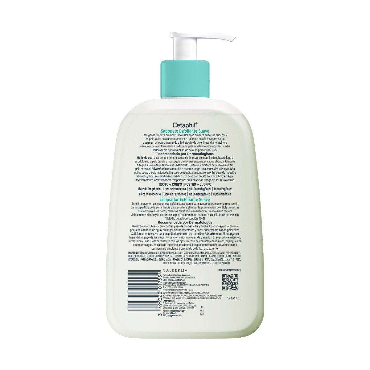 CETAPHIL LIMPIADOR EXFOLIANTE SUAVE 473ML - Image 2